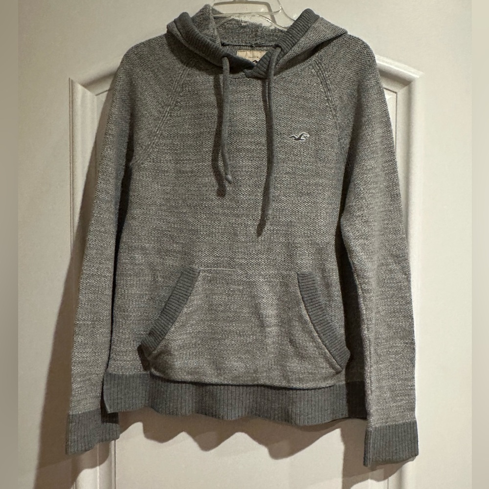 Hollister Gray Men’s or Unisex Knit Hoodie size XS